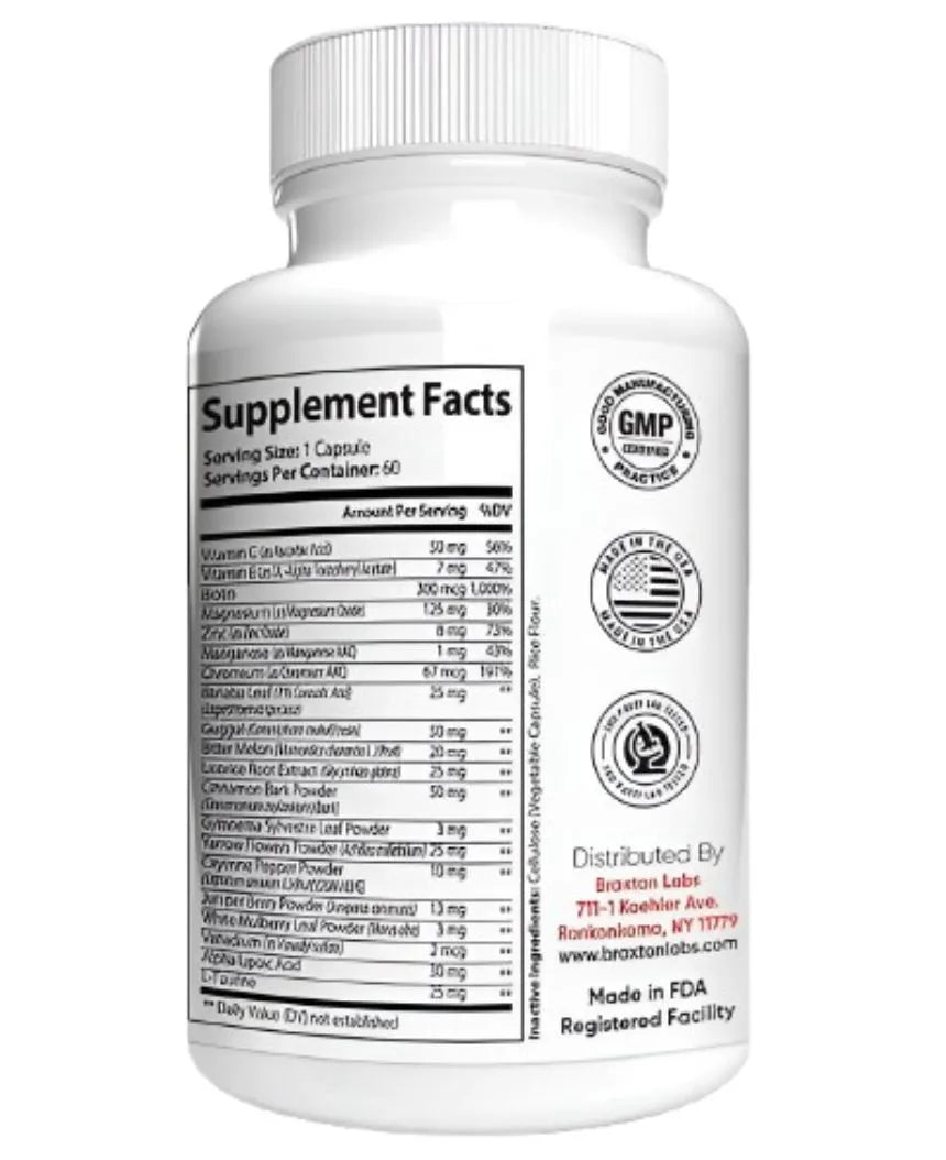 Blood Sugar - Fórmula natural para equilibrio de azúcar en sangre