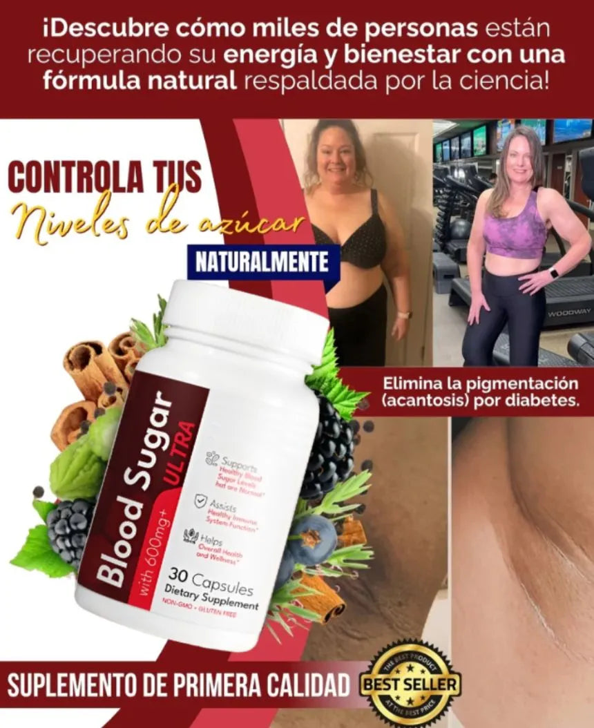 Blood Sugar - Fórmula natural para equilibrio de azúcar en sangre