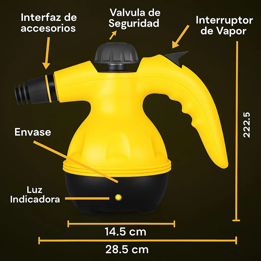 Limpieza profunda sin químicos, elimina grasa y bacterias en cada rincón de tu hogar