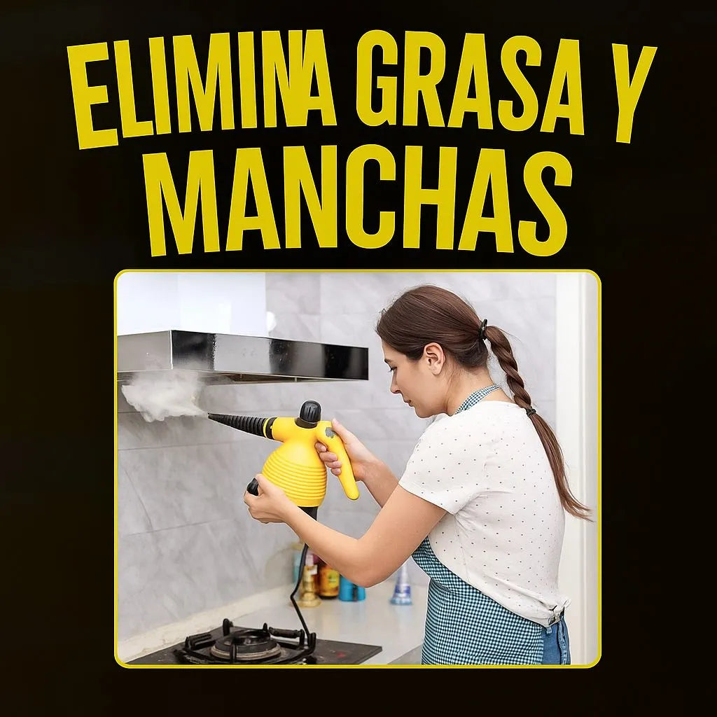 Limpieza profunda sin químicos, elimina grasa y bacterias en cada rincón de tu hogar