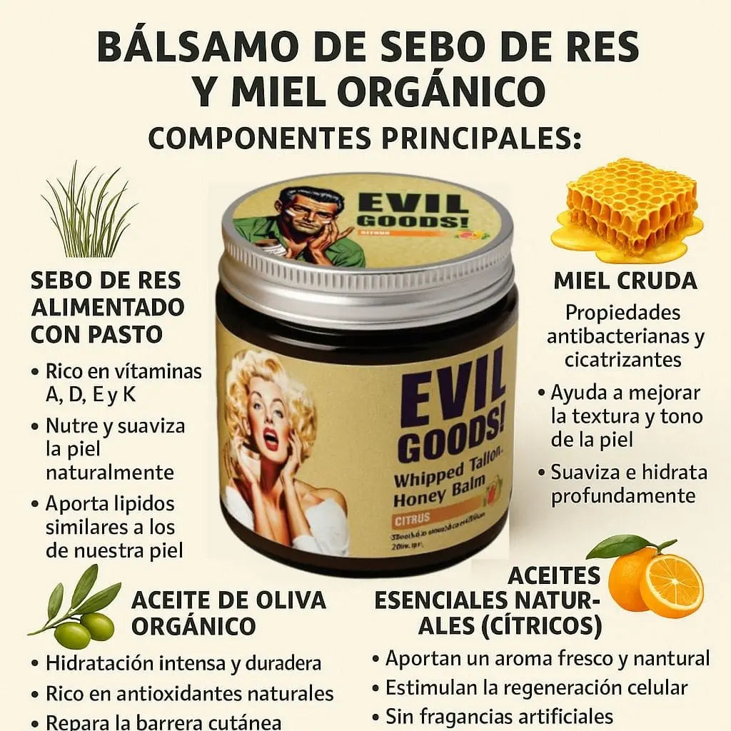 Nutrición profunda para tu piel con el poder ancestral del sebo de res