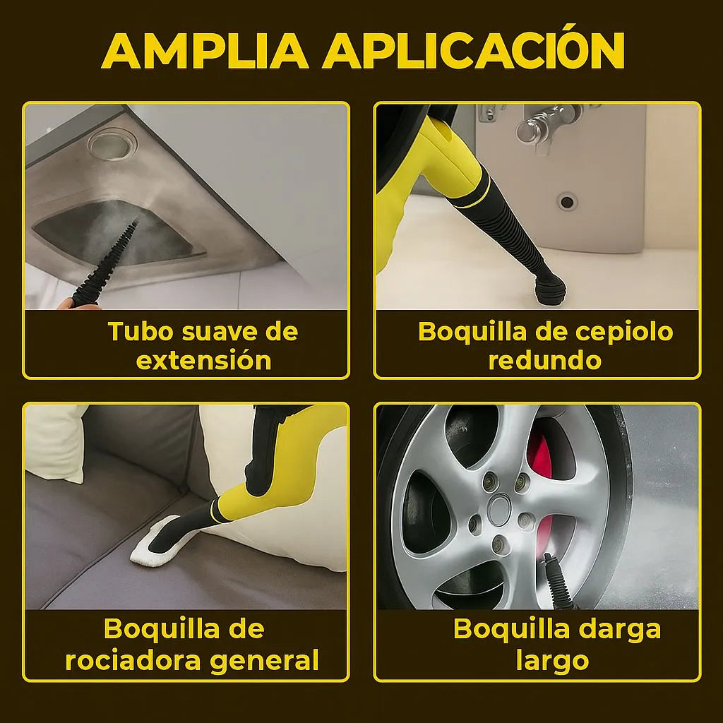 Limpieza profunda sin químicos, elimina grasa y bacterias en cada rincón de tu hogar