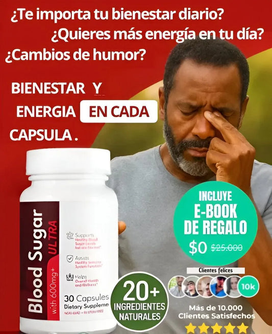 Blood Sugar - Fórmula natural para equilibrio de azúcar en sangre