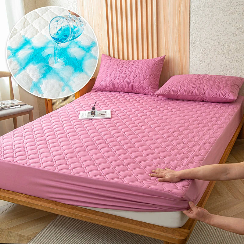 Protector De Colchón Antifluido Acolchado + 🔥2 protectores de almohada y Envio Gratis🔥