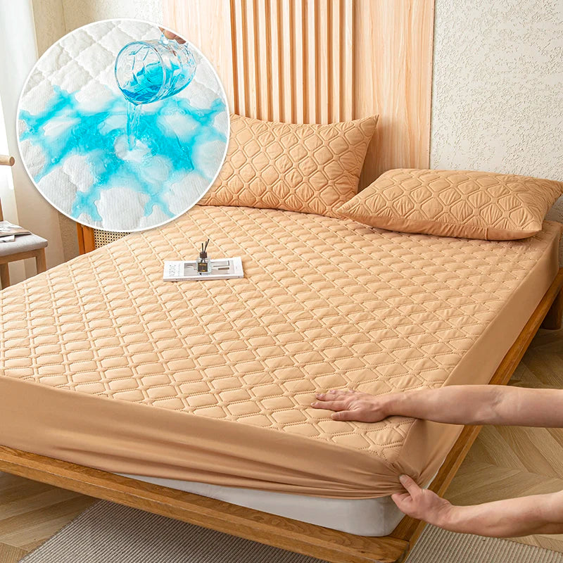 Protector De Colchón Antifluido Acolchado + 🔥2 protectores de almohada y Envio Gratis🔥