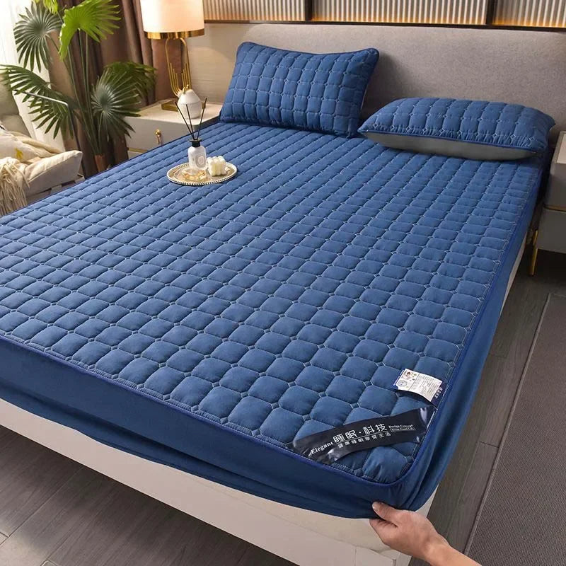 Protector De Colchón Antifluido Acolchado + 🔥2 protectores de almohada y Envio Gratis🔥