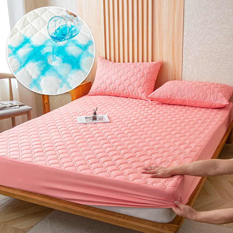 Protector De Colchón Antifluido Acolchado + 🔥2 protectores de almohada y Envio Gratis🔥